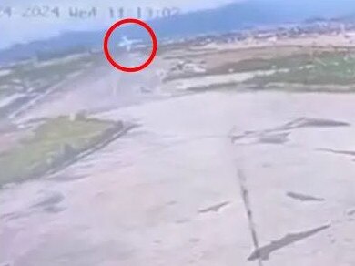 The moment the plane hurtles towards the ground. Picture: Supplied