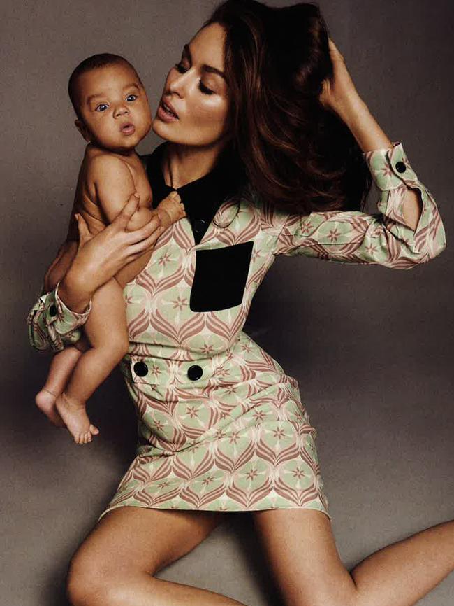 Australian model Nicole Trunfio is pictured as she appears in the Australian edition of Elle Magazine. Picture: Supplied