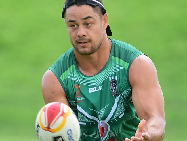 Fiji Rugby League World Cup team training at Hugh Street. Jarryd Hayne. Picture: Evan Morgan