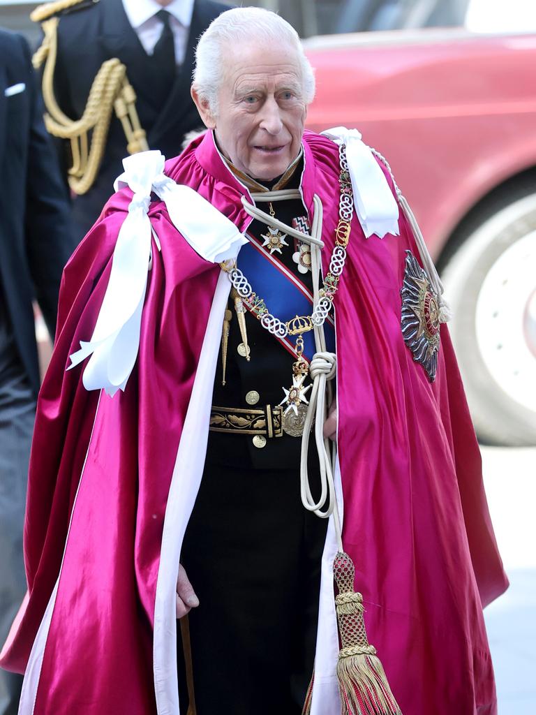 King Charles attends the service for the Order of The Bath at Westminster Abbey earlier this month. Picture: Chris Jackson/Getty Images
