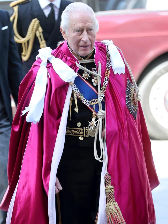 King Charles attends the service for the Order of The Bath at Westminster Abbey earlier this month. Picture: Chris Jackson/Getty Images