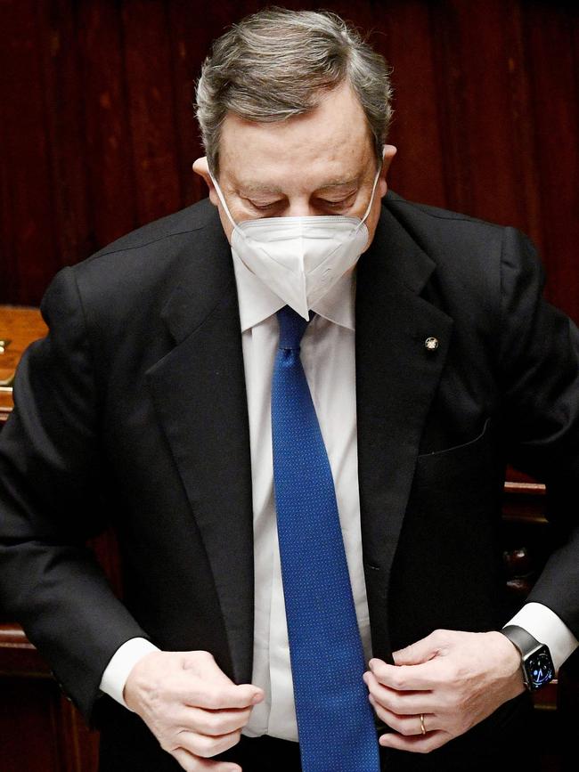 Italy's new Prime Minister Mario Draghi.