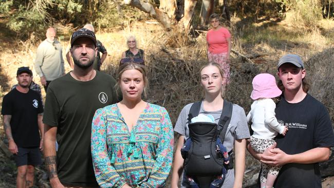 Rick and Holly Lengyel (left) say the study could leave them out of pocket by thousands, and potentially even decimate the value of their home. Picture: Alan Barber