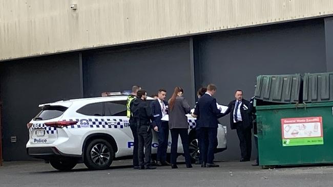 Investigations are underway after a man’s body was found at Lyndale Secondary College. Picture: Brooke Grebert-Craig