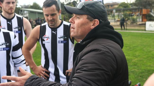 Kristian Bardsley has called time on his second stint as Scoresby coach. Picture: Davis Harrigan