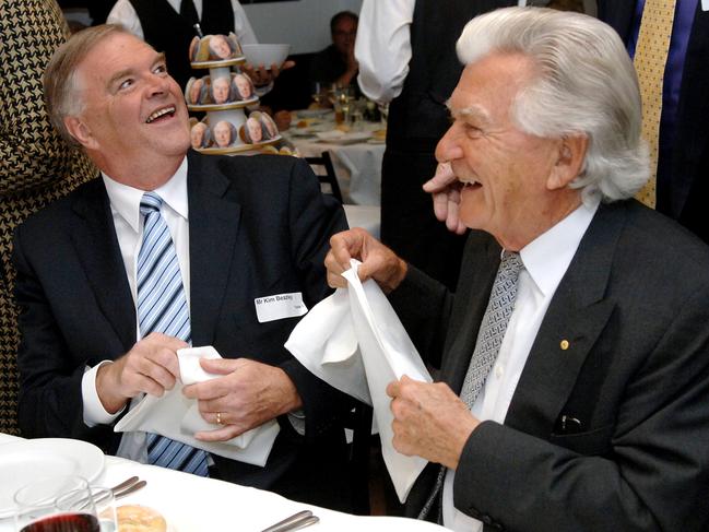 Former Prime Minister Bob Hawke and then Opposition Leader Kim Beazley also attended Mr Whitlam’s birthday.