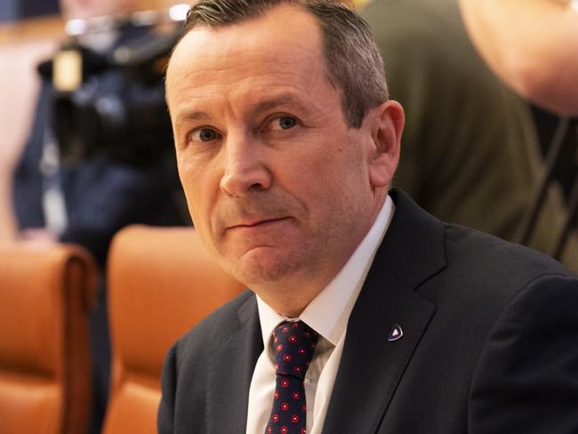 CANBERRA, AUSTRALIA - NewsWire Photos June 17, 2022: Premier of West Australia, Mark McGowan at the National Cabinet meeting at Parliament House, Canberra. Picture: NCA NewsWire / Martin Ollman