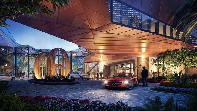 Artist's impression of the $1 billion jewel project at Surfers Paradise