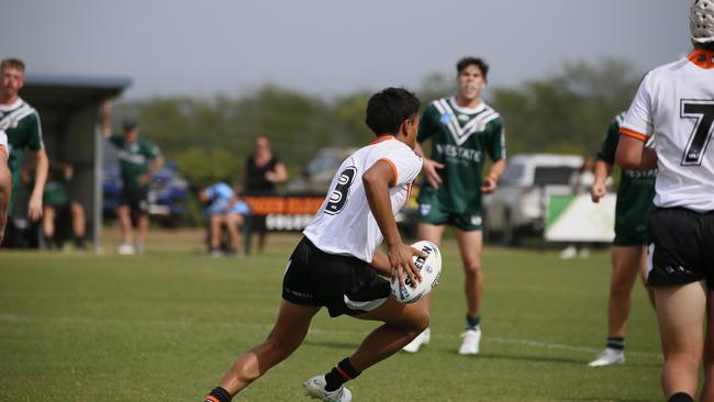 Elijah Sefo. Macarthur Wests Tigers vs Western Rams. Andrew Johns Cup. Picture: Warren Gannon Photography