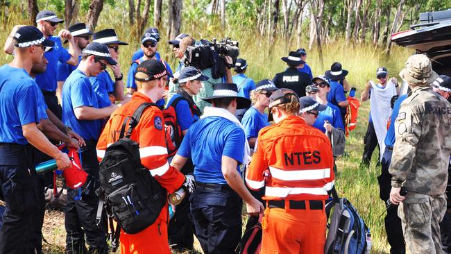 Police search bushland near Lake Bennett for the body of missing man Richard Roe. He has been missing for 129 days and police suspect foul play.