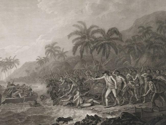 John Webber, The Death of Captain Cook