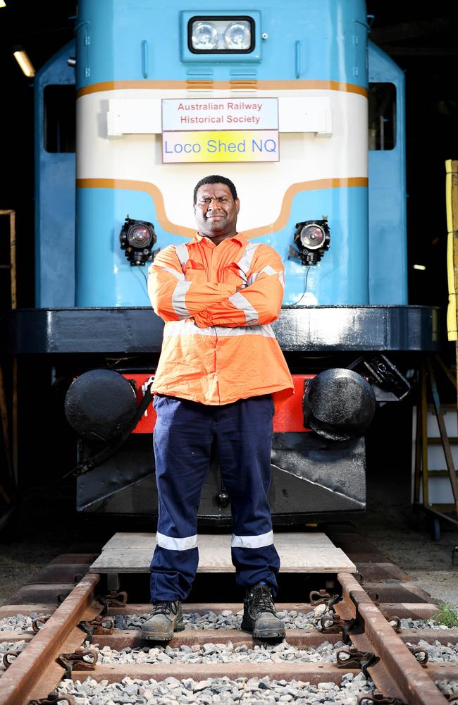 Best of 2022. Will Bero has undertaken an 8 week Certificate II in Rail Infrastructure including two weeks of practical hands-on trading at the Australian Railway Historical Society LocoShed NQ. Picture: Shae Beplate.