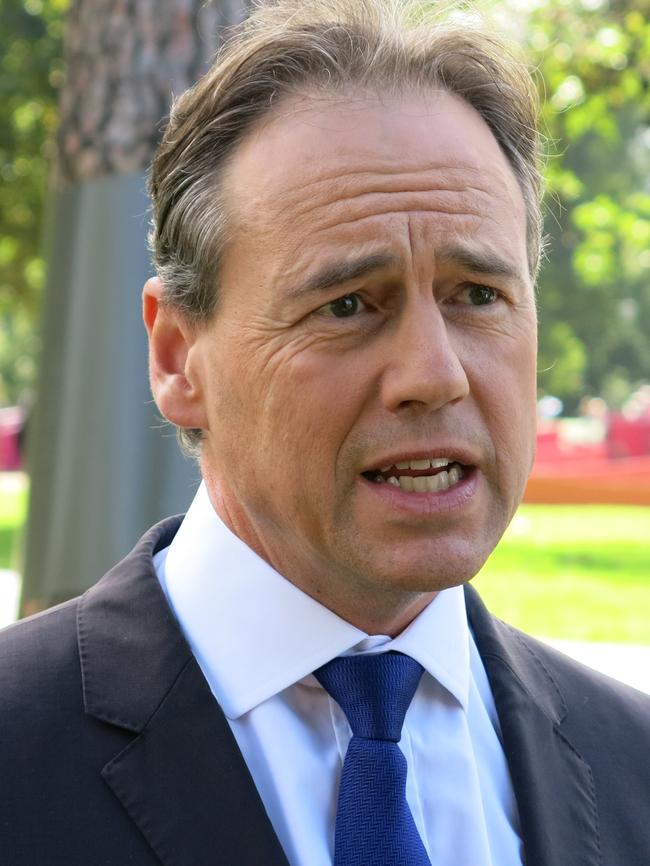 Federal Health Minister Greg Hunt. Picture: AAP