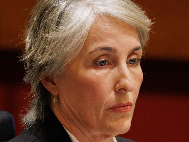 SYDNEY, AUSTRALIA - NewsWire Photos, September 4, 2024. Sally Dowling SC answers a question during NSW Senate Estimates. Parliament of NSW. Picture: NewsWire / Max Mason-Hubers