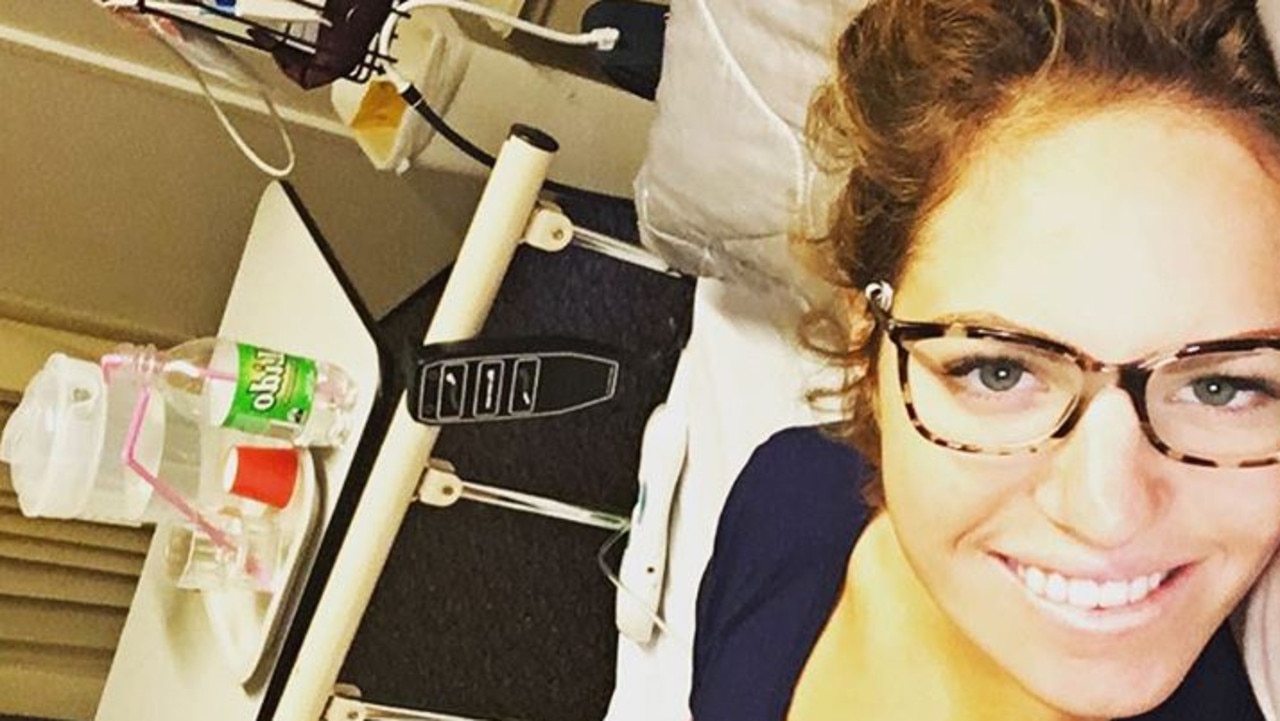 Emily Seebohm had surgery for Endometriosis in 2016. Picture: Instagram.