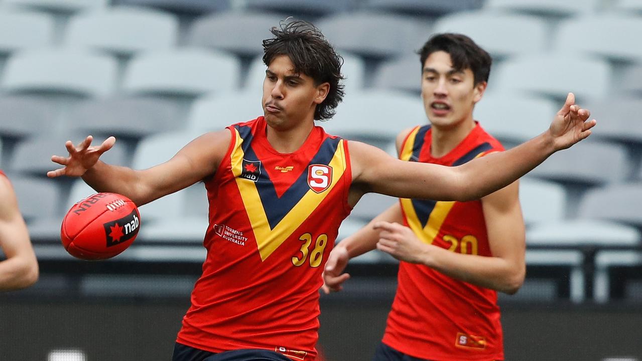 South Australian tall Isaac Keeler has some interest in the top 40 of this year’s draft. Picture: Getty Images