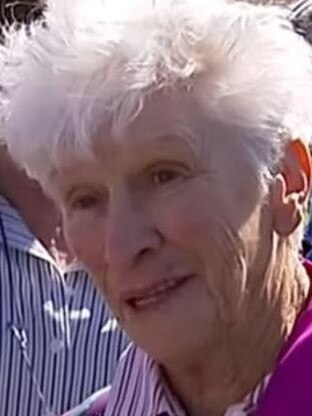 Clare Nowland went skydiving for her 80th birthday in 2008. Picture: ABC News