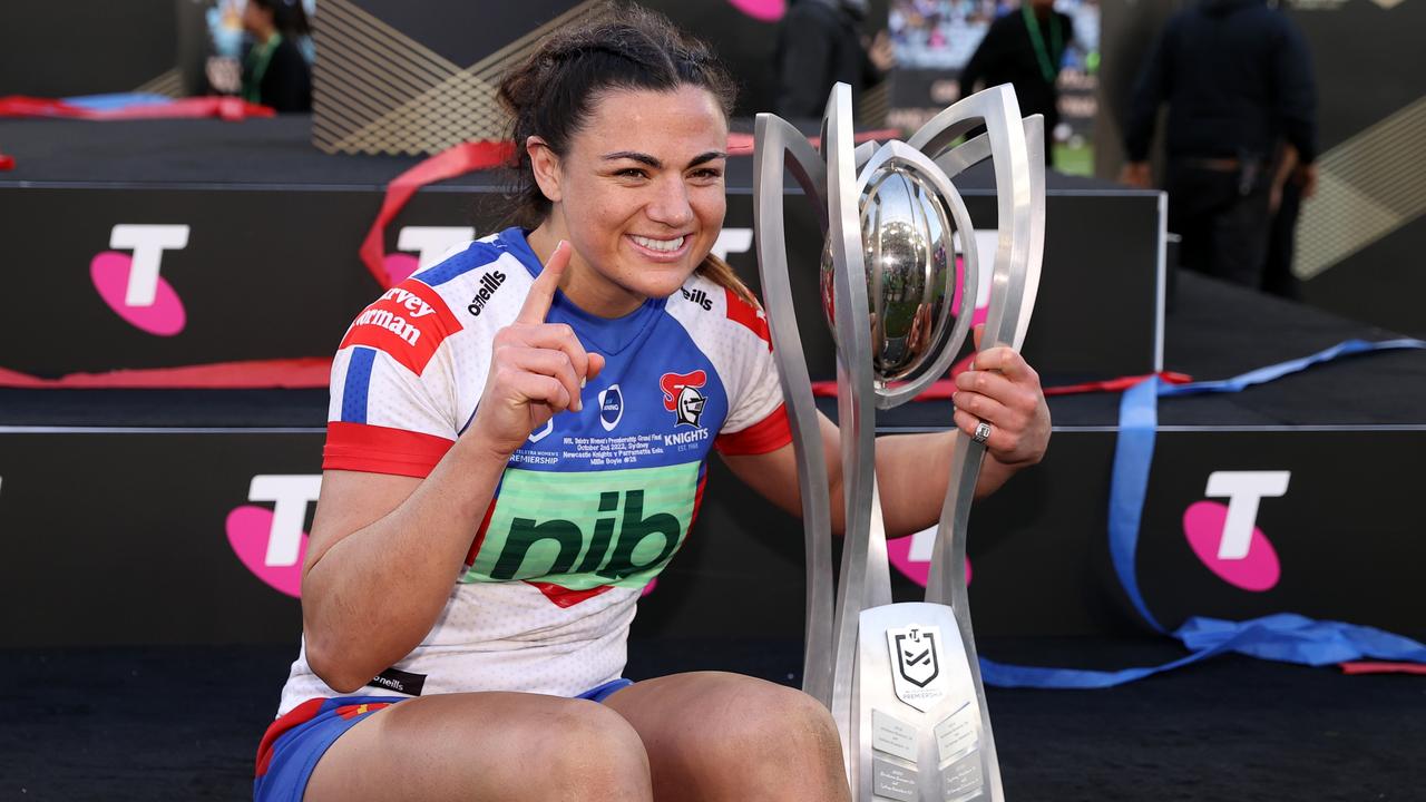 Millie Boyle will reportedly not attend the launch of the 2023 NRL draw. Picture: Getty Images.