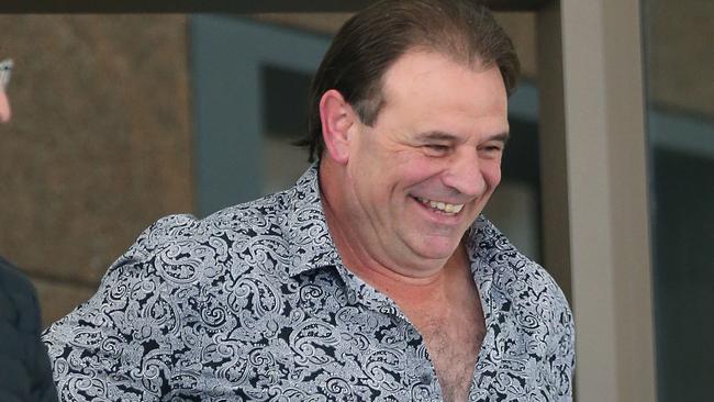 John Setka leaving the Melbourne Magistrate Court. Picture: David Crosling