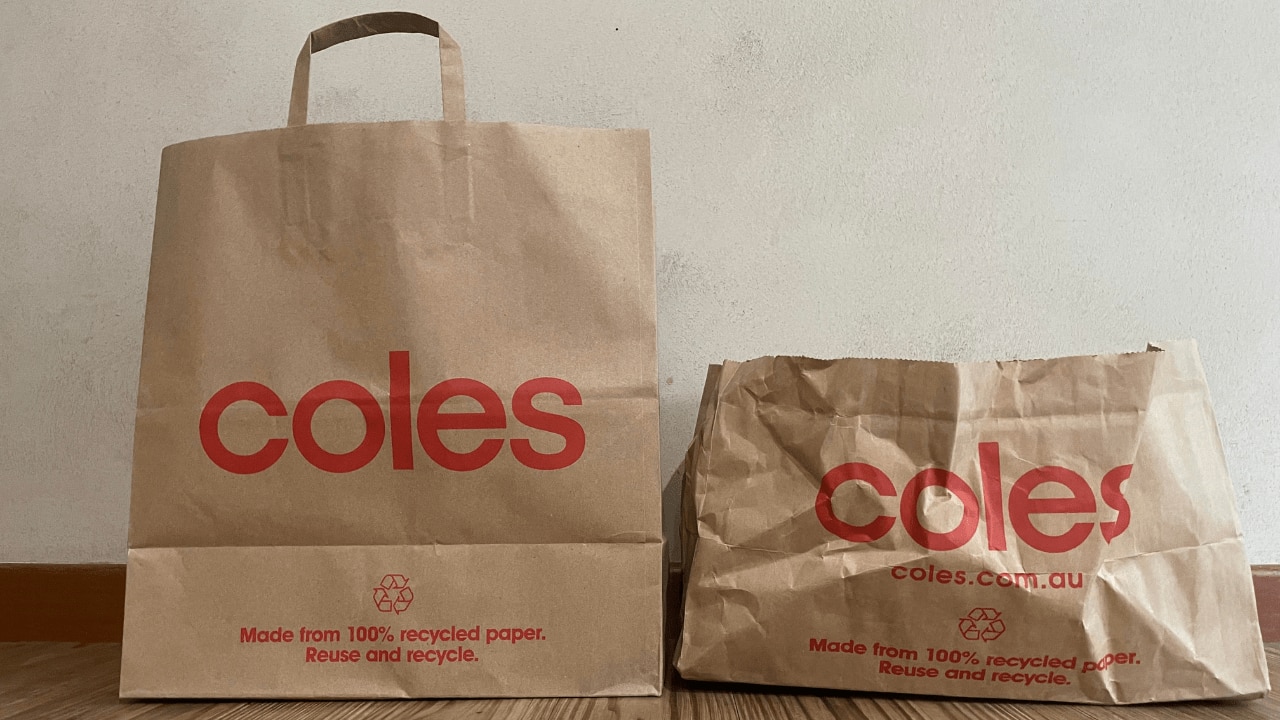 What is this Melbourne shopper slams Coles for changes to brown paper bags Kidspot