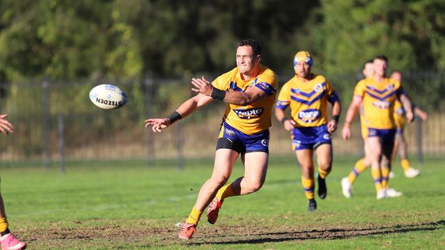 Brad Takairangi was a try scorer for Dapto. Picture: Steve Montgomery