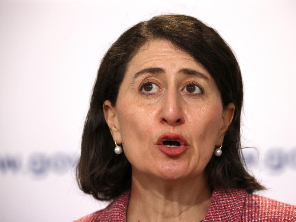 Premier Gladys Berejiklian and her government are forging ahead with plans to reopen the state. Picture: NCA NewsWire / Dylan Coker