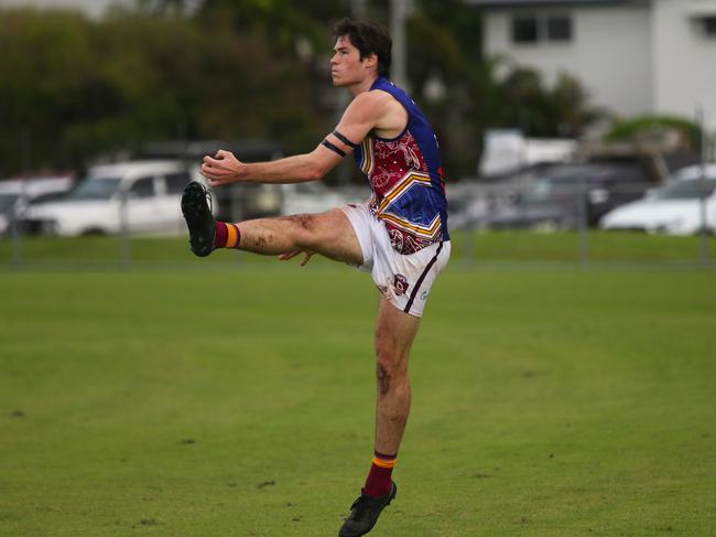 Pictured: Daniel Charlesworth. North Cairns Tigers v Cairns City Lions, Round 11 at Watsons Oval. AFL Cairns 2024. Photo: Gyan-Reece Rocha