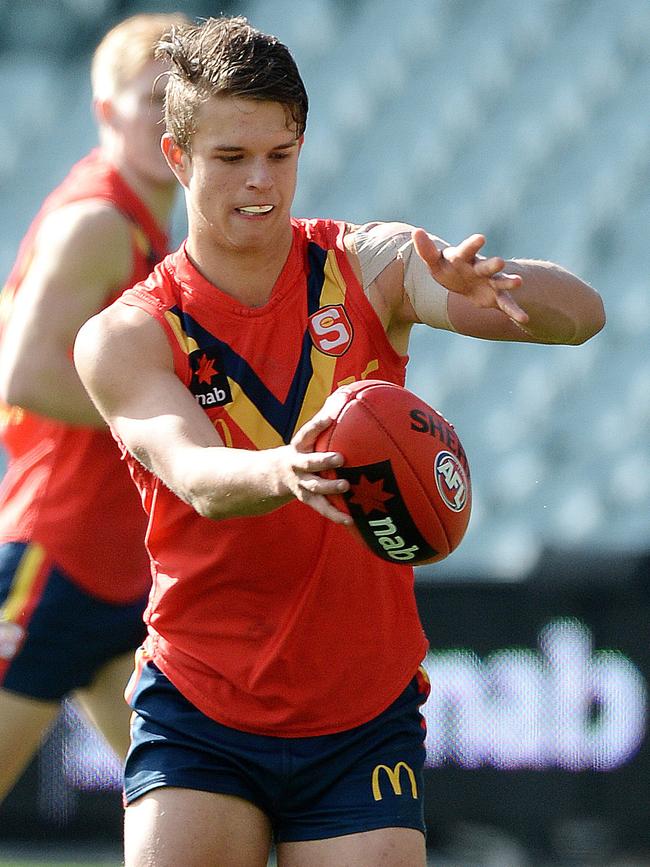 Jordan Houlahan in action for South Australia. Picture: Roger Wyman