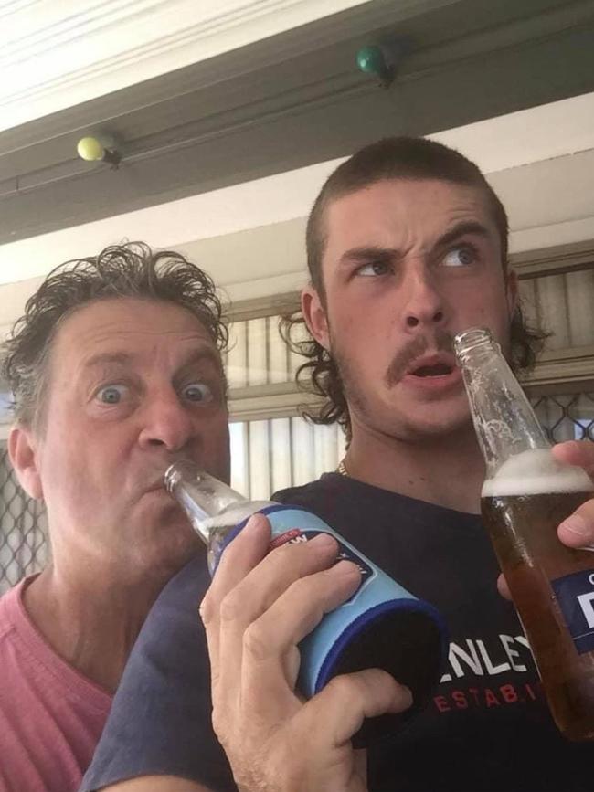 Jack with Dad Clayton. Pic Facebook