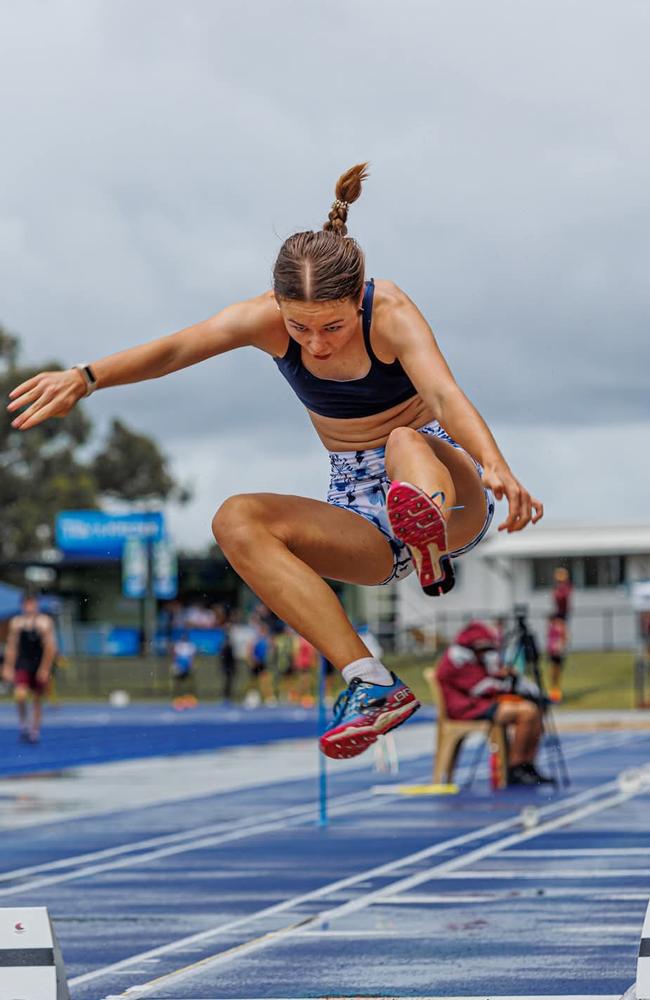 Xanthee Watts in action at an athletics meet. Picture: Jo Harlow Photography