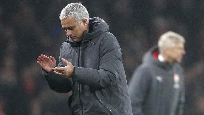 Manchester United coach Jose Mourinho