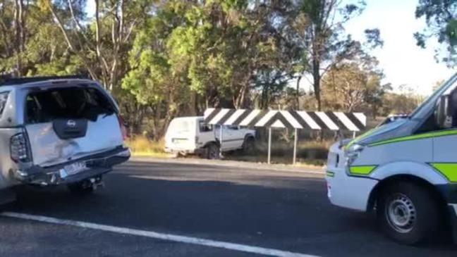 Traffic crash New England Highway