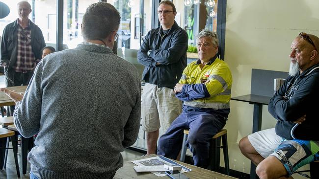 MP Rob Molhoek met with residents. Picture: Jerad Williams