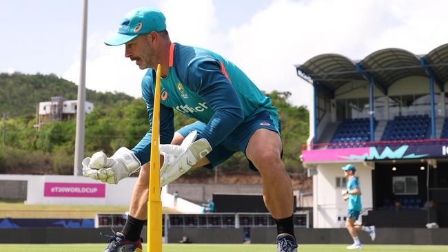 Veteran Matthew Wade is an integral part of Australia’s leadership for the tournament. Picture: Robert Cianflone/Getty Images