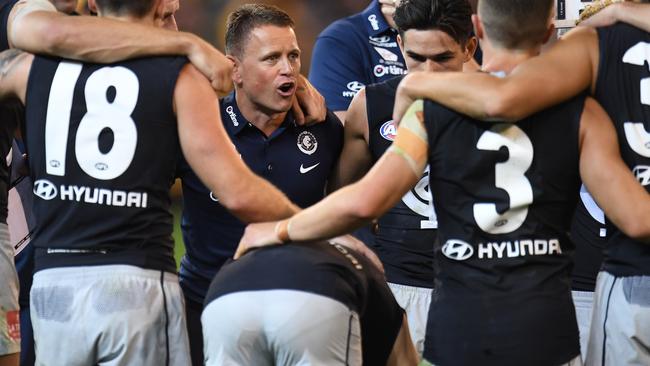 Carlton coach Brendon Bolton.