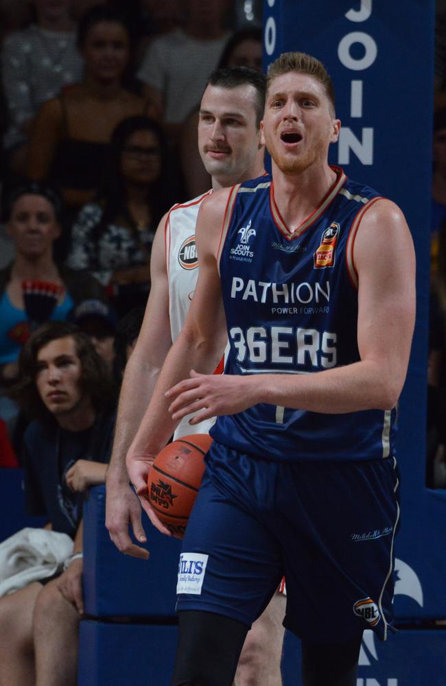 Hodgson played with the Boomers in the Asia Cup in August but has struggled to find his best form for the 36ers in the first part of the NBL season. Picture: Brenton Edwards (AAP).