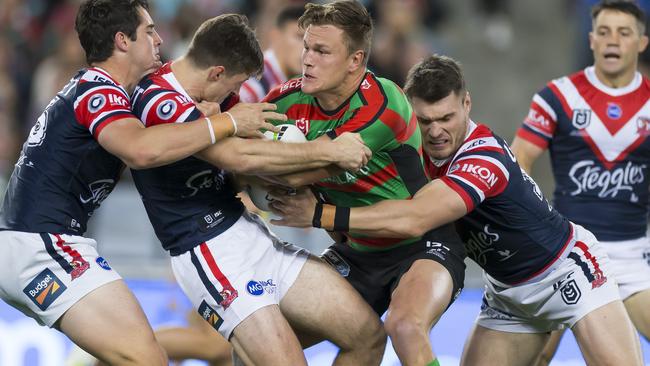 Knight put in a sensational shift. Photo: AAP Image/Craig Golding