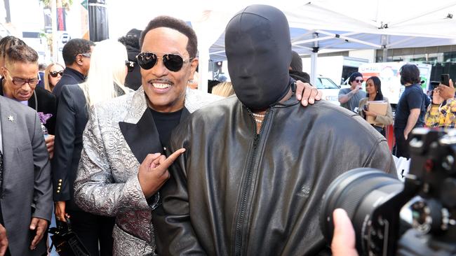 West was on his way to support singer Charlie Wilson, who was being honoured with star on the Hollywood Walk Of Fame, when the incident occurred. Picture: Monica Schipper/Getty Images