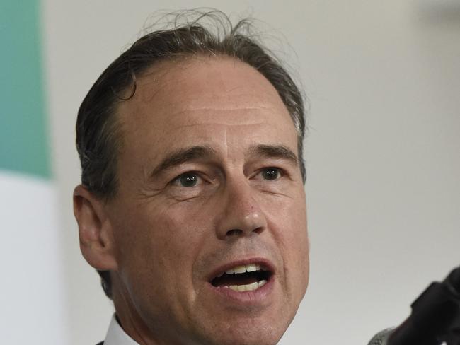 Health Minister Greg Hunt will launch the pain report. Picture: Alan Barber