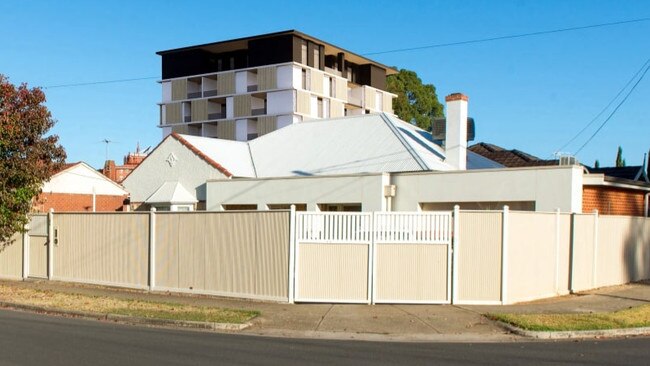 Renders of the contentious eight-storey tower set for the Anzac Hwy, Glandore. Picture: Future Urban.