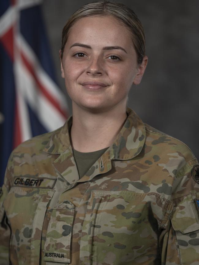 Private Jemma Gilbert. Picture: Supplied