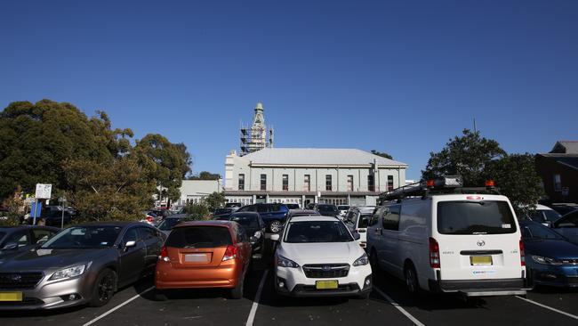 Marion St carpark in Leichhardt.