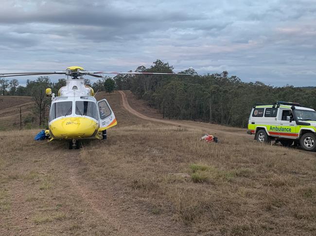 Teen flown to hospital following rural motorbike crash