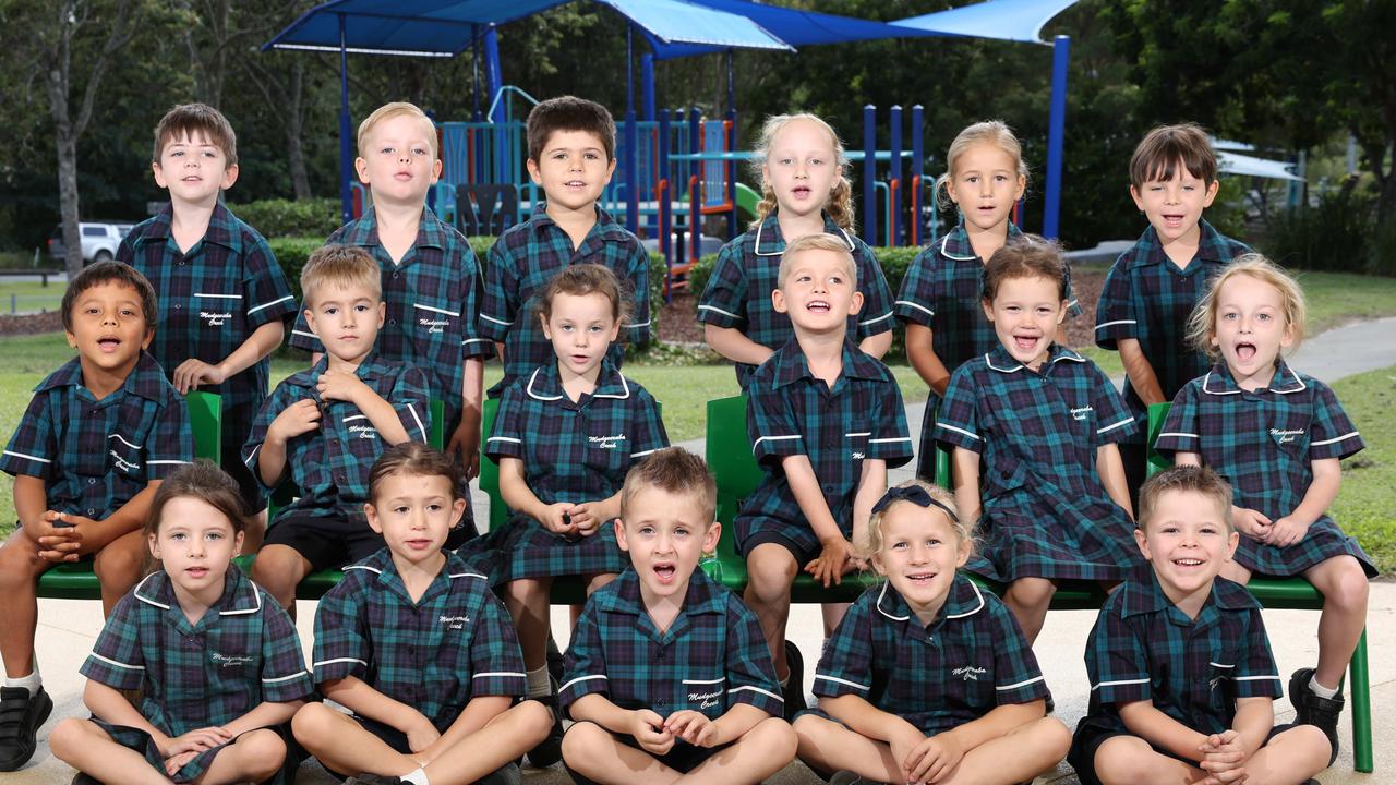 My First Year: Mudgeeraba Creek State School Prep H. Front row: Penelope, Penelope, Malakai, Florence, Mitchell. Middle row: Rishi, Cohen, Lily, Charlie, Juliette, Skylar. Back row: Liam, Freddie, Oliver, Aria, Jolie, Mateo . ,