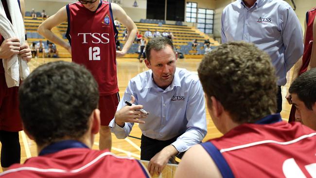 TSS coach Anthony Petrie. Picture: Richard Gosling