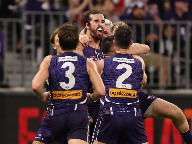 The Dockers stormed home to take two points. (Photo by Paul Kane/Getty Images)