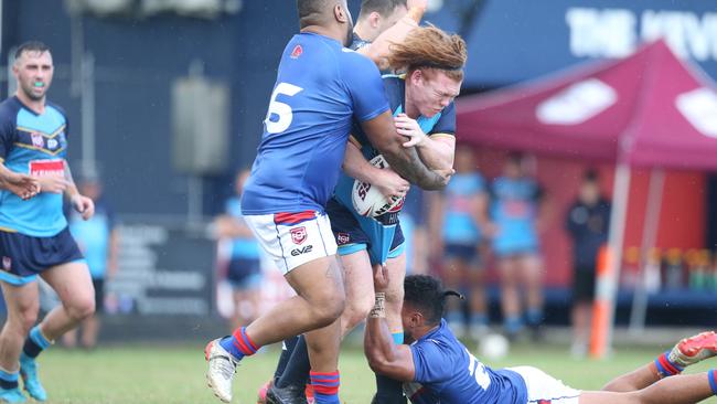 Action gallery of the Gold Coast Vikings vs Brisbane Blue game. 1 May 2022 Runaway Bay Picture by Richard Gosling