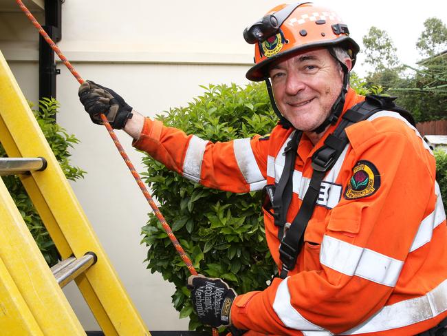 Joe Vurchio gets ready for a job in Rouse Hill.