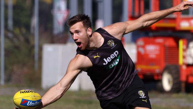 Richmond’s Noah Balta has drawn comparisons to Alex Rance after a move to defence.