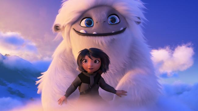 Yi (voiced by Chloe Bennet) and Everest in Abominable. Picture: Universal Pictures